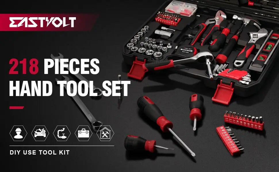 18-Piece Household & Auto Repair Tool Kit