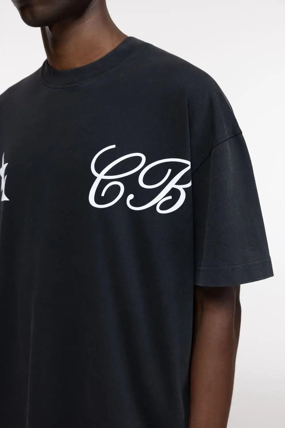 Men’s Letter Print Loose-Fit Short-Sleeve T-Shirt