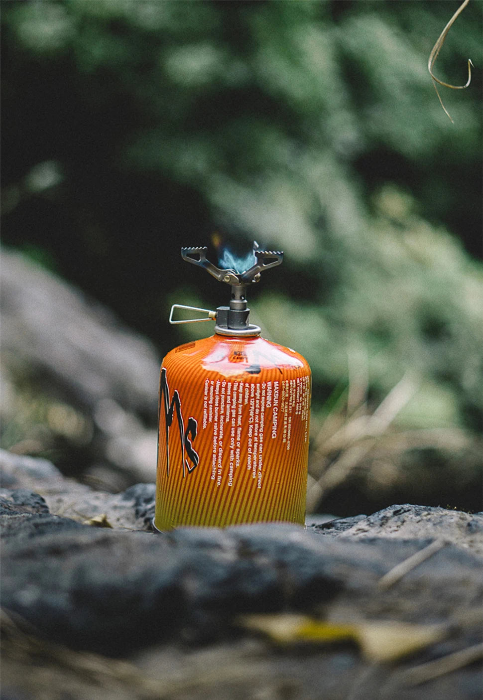 BRS-3000T Ultralight Titanium Camping Stove – 25g Mini Gas Burner for Hiking & Survival