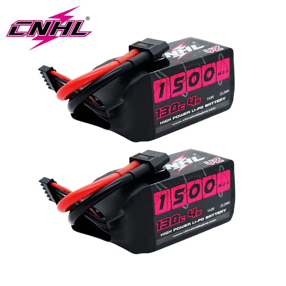 2PCS CNHL 4S 14.8V LiPo Battery Pack with XT60 Plug