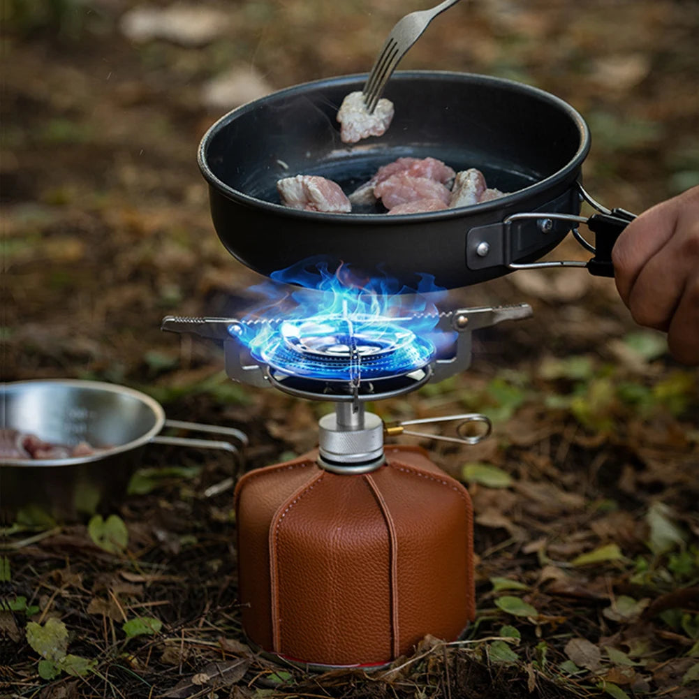 Portable Camping Gas Stove – Lightweight Outdoor Burner with Adjustable Flame & Storage Bag