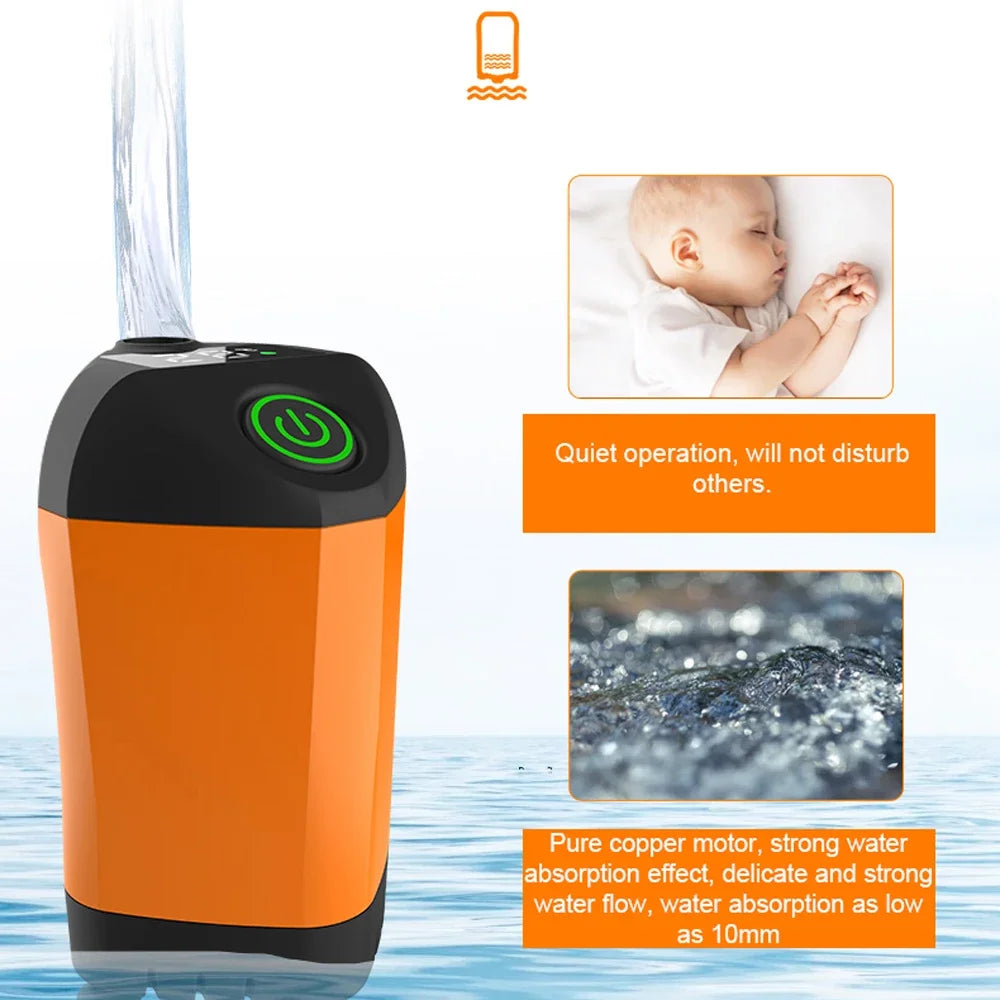 Portable Electric Camping Shower – USB Rechargeable, Waterproof Outdoor Pump