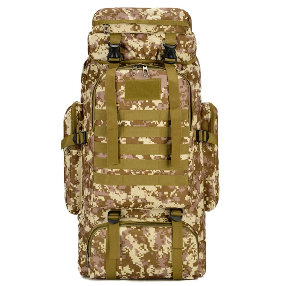 80L Waterproof Tactical Hiking & Climbing Backpack