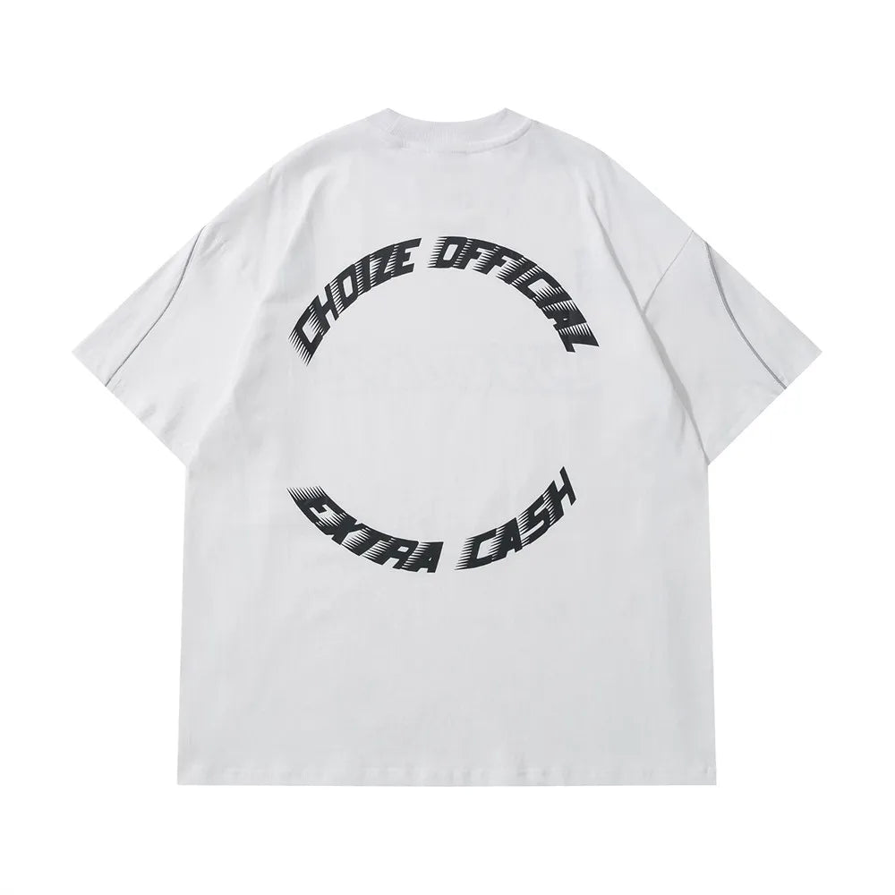 2025 Oversized Harajuku Streetwear Cotton T-Shirt
