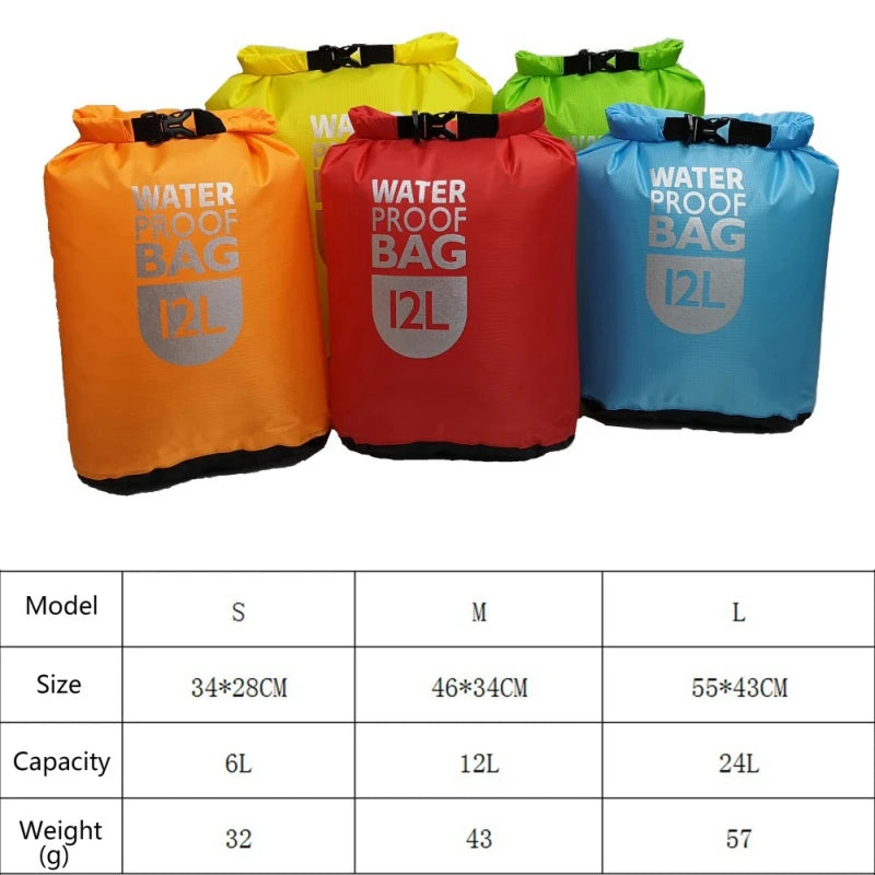 Waterproof Dry Bag – Floating Dry Sack for Kayaking, Boating, Rafting & Outdoor Sports