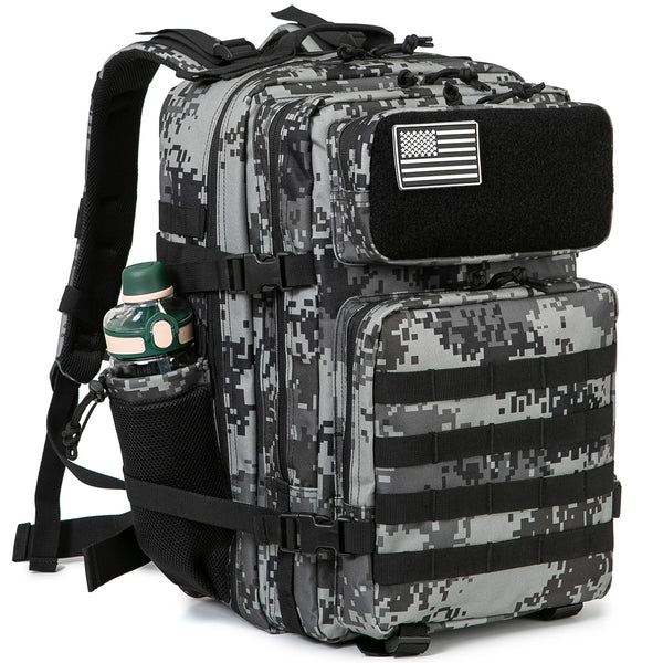 45L MOLLE Tactical Backpack with Bottle Holder